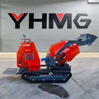 Mini bétonnière de haute qualité 750kg Dumper à chargement automatique avec moteur diesel Machine à béton hydraulique Micro
