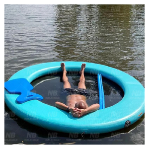 Customized Factory Hexagon Water <b>Hammock</b> Float Inflatable Ring Floating for Adults Inflatable Water <b>Hammock</b> Inflatable Water Ham - Product Image 4