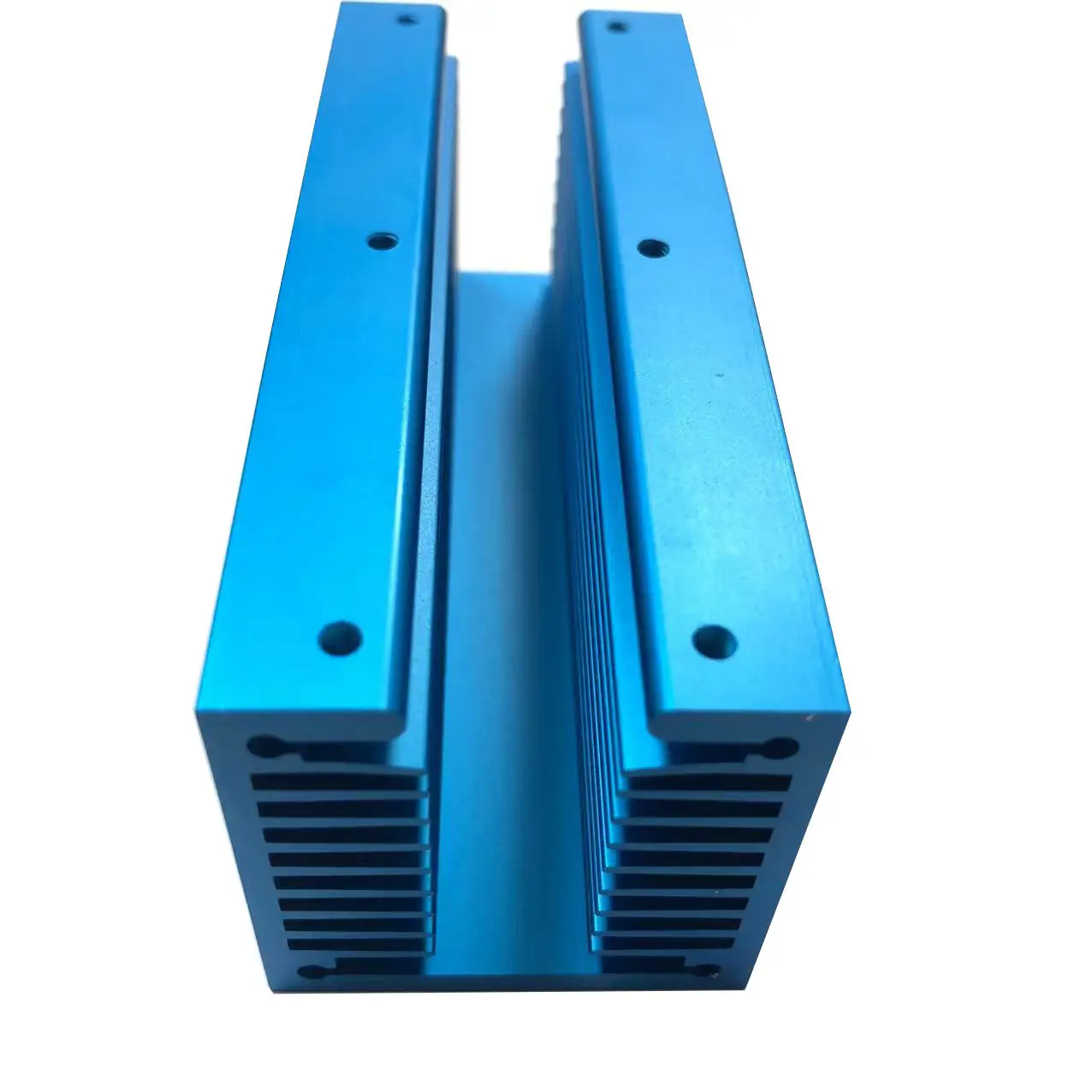Fabricante de aletas de refrigeración de perfiles de disipador de calor de extrusión de aluminio Al6063 T5 industrial, disipador de calor con aletas de aluminio OEM