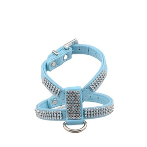 Usine à la main en cuir roulé mode petit chien harnais - Product Image 2