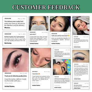 Wholesale Matte Black Cashmere Lashes Trays Lash Supplies Private Label 0.03 0.05 0.07 Lash Individual <strong>Eyelash</strong> <strong>Extension</strong> - Product Image 6