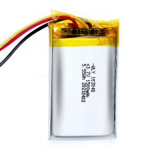 li-polymer rechargeable battery 103048 1500mah 5.55wh KC lipo lithium ion batteries pouch cell for RC drone recorder