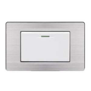 Interruptor de acero inoxidable de 16A, interruptor eléctrico de pared estándar, interruptor eléctrico de 1 vía y 2 vías, interruptor eléctrico bidireccional. - Product Image 1