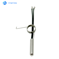 Sensor Suhu Termistor Probe Resistor Tahan Air HCET NTC 10k dengan Pemasangan PLUG dan MF53-103F-3950 untuk AC