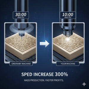 KH-1390C High Quality 100W/130W/150W/200W/300W CO2 <b>Laser</b> Engraving Machine/Cutter Supports Lightburn for Wood Rubber MDF Paper - Product Image 2