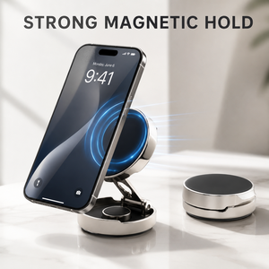 <span class=keywords><strong>Support</strong></span> de téléphone magnétique pliable en alliage pour <span class=keywords><strong>voiture</strong></span>, <span class=keywords><strong>support</strong></span> magnétique rotatif pour tableau de bord pour la navigation GPS des smartphones pendant la conduite - Product Image 2