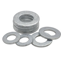 8.8 Grade M6-M36 Hot Dip Galvanized HDG Steel DIN 125 Flat Washers