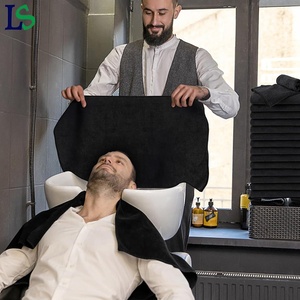 Serviettes de séchage pour <span class=keywords><strong>cheveux</strong></span> de salon de coiffure, logo personnalisé Loq Moq, salon de beauté, usage domestique, noir, <span class=keywords><strong>microfibre</strong></span> super absorbante, serviettes pour le visage - Product Image 5