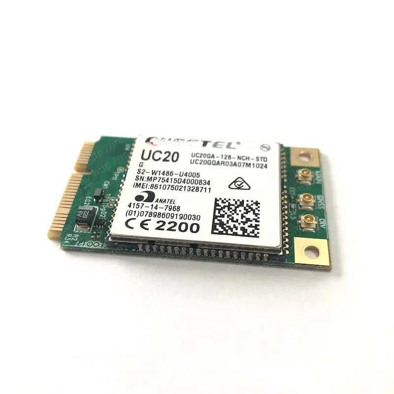 Muz Techオリジナルの新しいUC20-G Mini PCIe 3G GSM GPS GPRS UMTS/HSPAモジュール (グローバルUC20-G UC20-E MINI PCIE用)