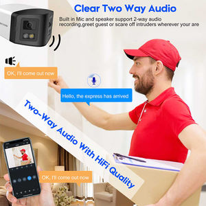 4MP 8MP Seguridad panorámica Vigilancia Video Bullet Cámara Detección humana Visión nocturna al aire libre Cámara Poe <span class=keywords><strong>Cctv</strong></span> - Product Image 6