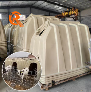 Refugio para Terneros de Alta Calidad para Exteriores, Caseta Individual para Terneros con Corrales Galvanizados para el Cuidado de la Salud de Terneros Lecheros - Product Image 1