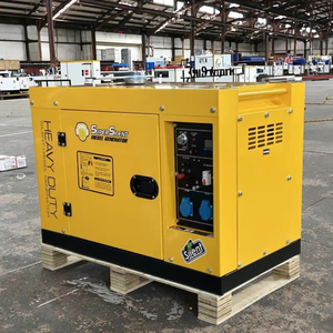เครื่องกำเนิดไฟฟ้าดีเซลแบบพกพาขนาด 12KW 12KVA สตาร์ทด้วยรีโมท เสียงเบา โครงเปิดอัตโนมัติ ATS 110V-480V ทองแดงบิดเกลียว 50/60Hz - Product Image 2