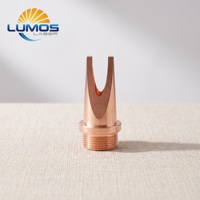 LUMOSLASER SUP-A M16 Buse de soudage laser à fibre portative en cuivre pur rouge, pièces de rechange pour équipement