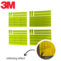 4083 bande 3M DG3 Fluorescent jaune vert étanche acrylique Poly regarder votre étape bandes d'avertissement bande d'avertissement