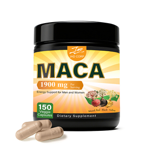 Complément alimentaire pour hommes adultes à base de plantes Maca Fadogia Agrestis Tongkat Ali <span class=keywords><strong>Capsules</strong></span> Comprimés Booster d'énergie - Product Image 1
