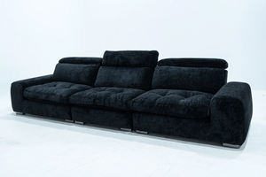 أريكة على شكل U خضراء على شكل حرف U طقم مخملي مع كرسي أريكة لغرفة المعيشة أثاث مكتبي - Product Image 3