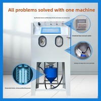 Petite machine de sablage haute pression, action puissante, pour l'élimination de la rouille, le polissage et la rénovation de matériel, et la décapage d'oxyde