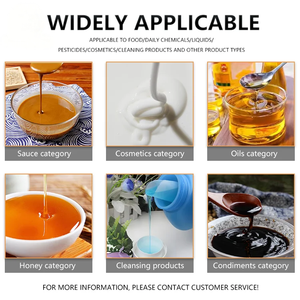 Máquina Llenadora de Botellas de Plástico para Bebidas, Miel y Aceite, Semiautomática, Eléctrica, Controlada por PLC, de Pequeño Volumen, 200 ml - Product Image 5