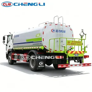 Camion arroseur Foton Aumark de 15,2 mètres cubes, vert, pour le lavage des routes et l'irrigation des espaces verts - Product Image 5
