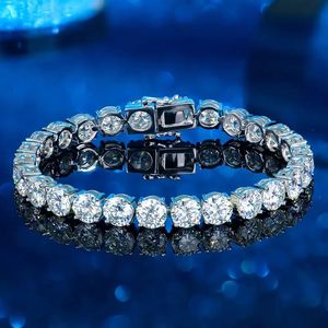 สร้อยข้อมือเทนนิสแฟชั่นลดราคาสุดฮอต รูปทรงกลม ประดับเพชรระยิบระยับ - Product Image 2