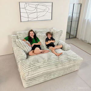 नए आधुनिक वैक्यूम संपीड्य सोफे गुइफेई बिस्तर बड़े लाउंज कुर्सी कंकाल मुक्त सोफे उच्च घनत्व वाले स्पंज कपड़े सोफा लिविंग रूम - Product Image 4