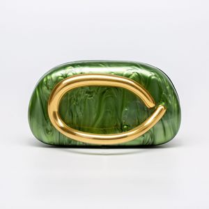 High-End Women's Acrylic <b>Clutch</b> Evening <b>Bag</b> New Style Waterproof Polyester Lining Fashionable Soft Handle Elegant Other Pattern - Product Image 3