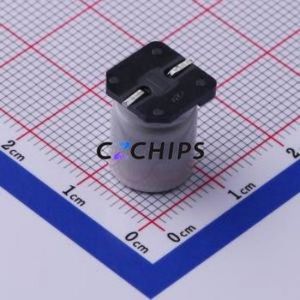 Condensateur électrolytique en aluminium SMD UCD1V471MNL6GS, SMD, D10xL13.5mm 470uF 20% 35V 950mA-100kHz - Product Image 2