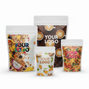 Transparent Window Stand Up Pouch To Showcase Product Like Candy And Snacks - Product Image 1