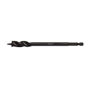 Broca para madera de 3 filos con vástago hexagonal de 13 mm para perforar troncos - Product Image 1