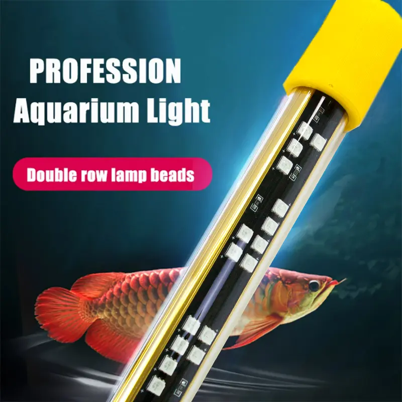 Zaohetian 142CM 40W 5050 Arowana viewing lights UV RGB led aquarium light fish tank light arowana lamp