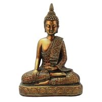 Statue de bouddha bouddha thaïlandais en résine, décoration élégante, vente en gros, imperméable