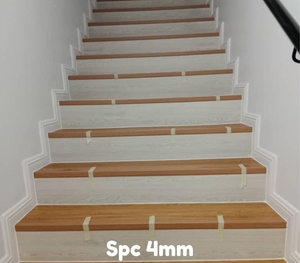 Plancher en vinyle de luxe PVC SPC imperméable, design moderne en chevrons, antidérapant, résistant à l'usure, pour chambre à coucher, centre commercial, hôpital - Product Image 2