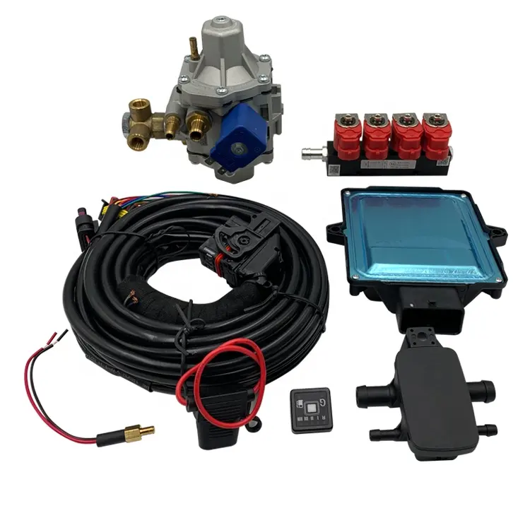 Kit de conversão sequencial de gás ld ecu, kit cng sequencial para motor de gasolina