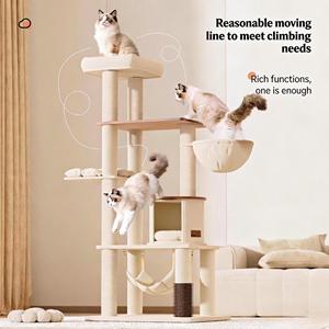 Katzenkratzbaum 2026 Neu Heißer Verkauf Klettergerüst Heimkratzbaum Ganzjährig für große Katzen Großer Baum für drinnen - Product Image 2