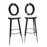 Chaise de bar en acier inoxydable or royal pour mariage de luxe, salle à manger, hôtel, salon, appartement, hôpital