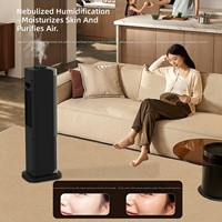 Chauffage PTC transfrontalier pour la maison, souffleur d'air chaud à chauffage rapide, flamme verticale simulée, télécommande intelligente 1500-2000W