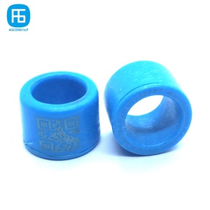 Numéros <span class=keywords><strong>de</strong></span> série étanches durables QR <span class=keywords><strong>Code</strong></span> imprimable 134.2khz 125khz LF RFID anneau <span class=keywords><strong>de</strong></span> pied pour l'identification des poulets - Product Image 5