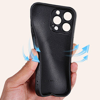 Coque souple en TPU pour hommes, compatible avec les modèles 15/16 Pro et S24 Ultra, avec protection de l'objectif arrière, motif animal, faite à la main