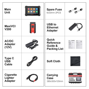 สำหรับ MS906PRO-TS OBD2เครื่องสแกนวินิจฉัยสากลสำหรับรถยนต์110 + ยี่ห้อ12-24V - Product Image 5
