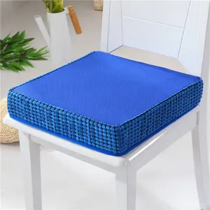 High Quality Leather Fabric square chair pad soft Chair Cushions Customized Size for Dining Chairs