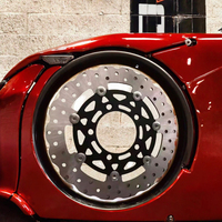Disque de frein personnalisé en carbone-céramique pour scooter, rotor de course ultra-léger, pour moto sportive, superbike, cruiser, tout-terrain, nouveau