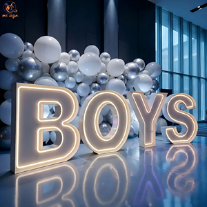 Lettere Luminose a LED Autoportanti da 4 Piedi, Lettere e <span class=keywords><strong>Numeri</strong></span> Giganti Personalizzati per Feste, Eventi, Matrimoni e Photo Booth - Product Image 3