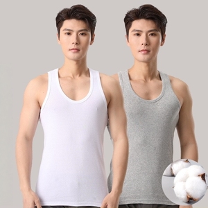 Débardeur côtelé 100 % coton pour <span class=keywords><strong>homme</strong></span>, doux, respirant, décontracté - Product Image 4