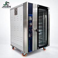 Four à convection commercial à commande numérique en acier inoxydable, machine à cuire le pain et les gâteaux, rôtissoire industrielle à vapeur