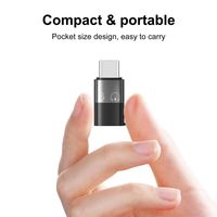 Adaptor OTG Hot-8 Pin ke USB-C / Type-C untuk Ponsel (Tidak Berlaku untuk Seri Ponsel 16)