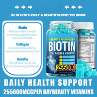 Gummies de Biotine et Collagène de Haute Qualité pour Adultes, Multivitamines Capillaires, Vitamines et Kératine pour la Peau et les Ongles – Offre Spéciale
