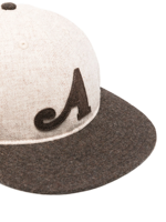 Gorra de Béisbol Snapback Personalizada con Bordado 3D, de Dos Tonos, Mezcla de Lana, 6 Paneles, Visera Plana, Estilo Urbano Hip Hop, con Parche de Letra y Logotipo