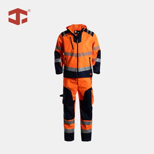 เสื้อกันฝนฤดูหนาว JIADE WorkPro สำหรับผู้ชาย ANSI Class 3 กันน้ำ สะท้อนแสง ผลิตจากโพลีเอสเตอร์ ไซส์ใหญ่ เสื้อแจ็คเก็ตทำงานกลางแจ้งเพื่อความปลอดภัย พร้อมโลโก้ - Product Image 2