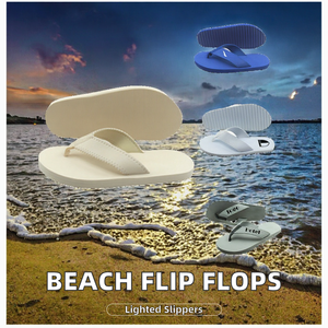 Sandales de plage vertes d'été de haute qualité avec semelle embossée, tongs personnalisables avec logo, style semelle intérieure extérieure, vente en gros - Product Image 2