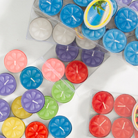 Bougies chauffe-plat miniatures colorées sans fumée parfumées pour la Saint-Valentin romantique, la décoration familiale et les fêtes